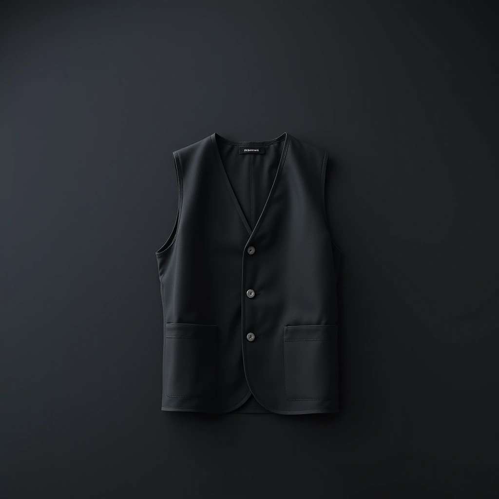 Gilet Garson Noir Black Label