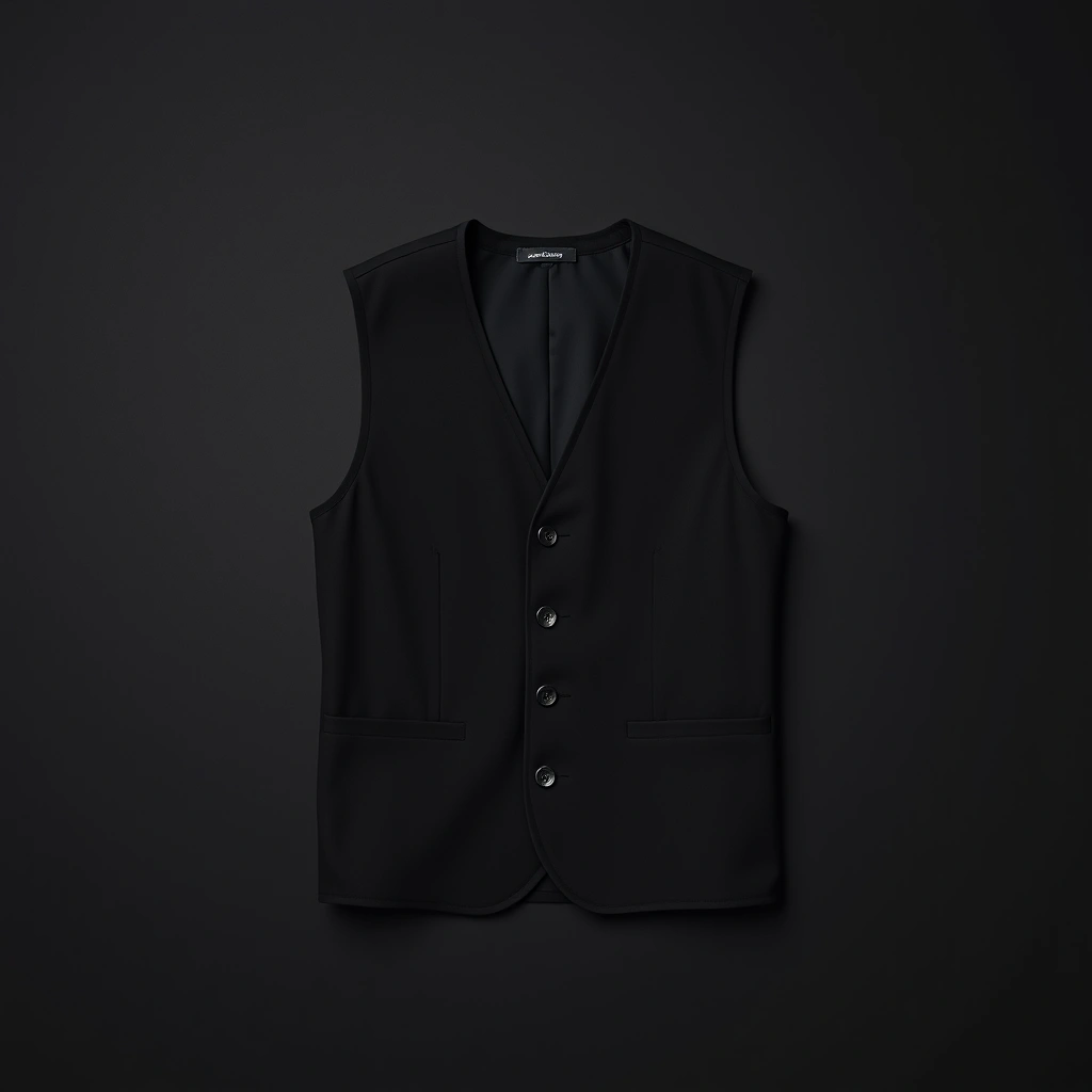 Veste Abbaye matelassée Noir