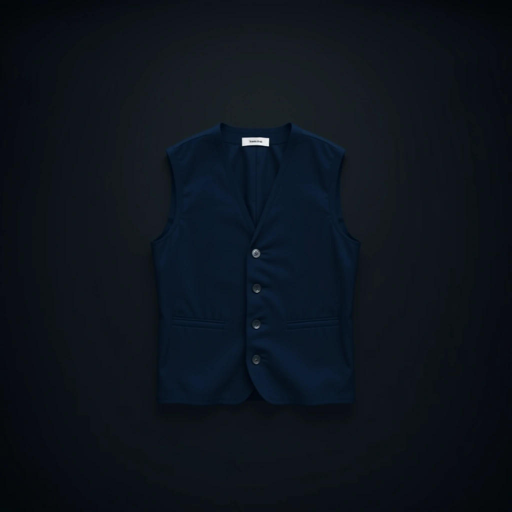 Veste Oblique bleu marine